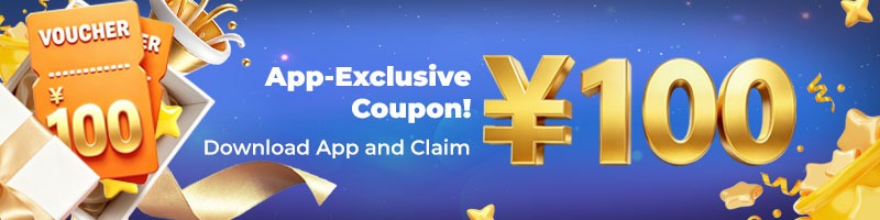 App-exclusive coupon: ¥100 off when you download the Fishgoo app