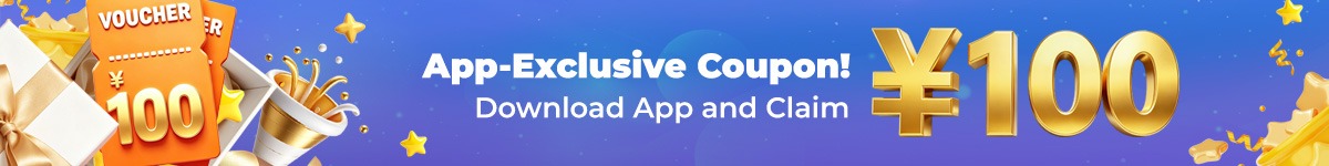 App-exclusive coupon: ¥100 off when you download the Fishgoo app