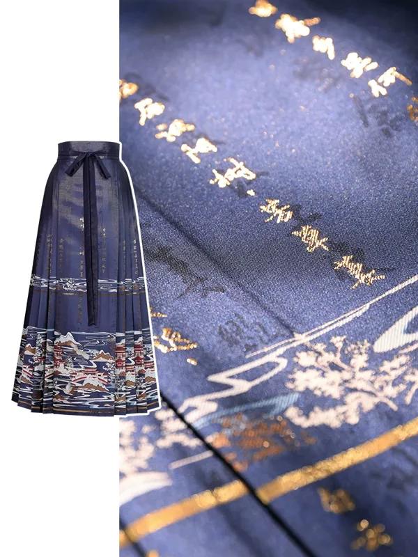 Mamianqun collection with adjustable waist – hanfu from Chonghui Hantang